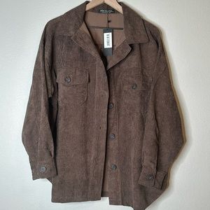 Oversized Corduroy Shacket